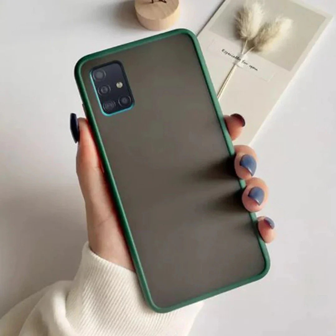 Galaxy A31 Luxury Shockproof Matte Finish Case - Image 4