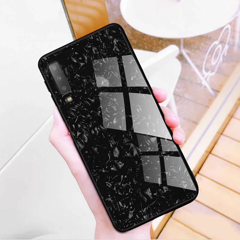 Galaxy A50 Dream Shell Series Textured Marble Case - Image 12
