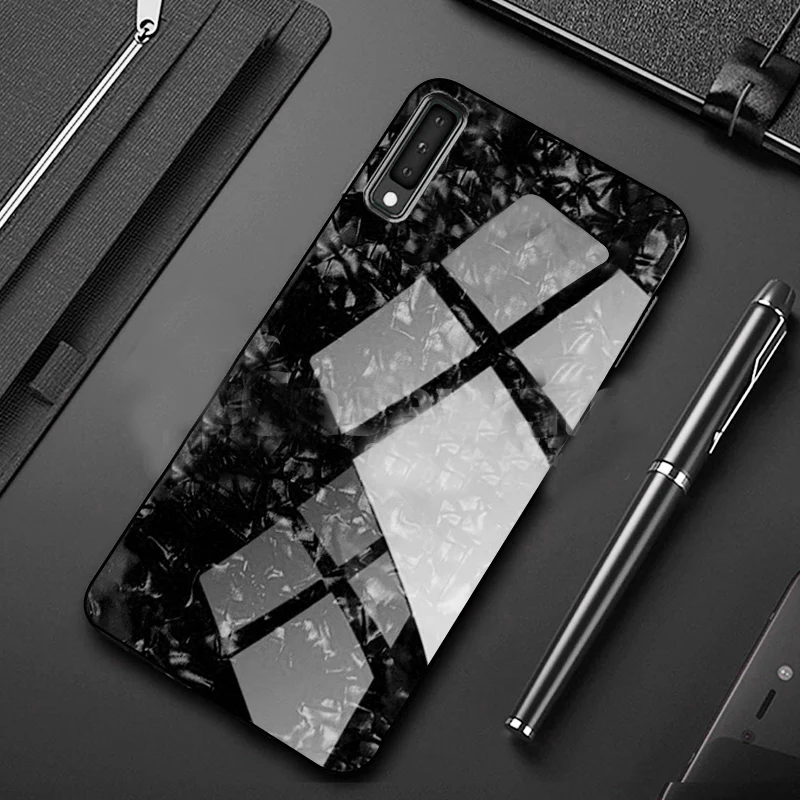 Galaxy A50 Dream Shell Series Textured Marble Case - Image 6