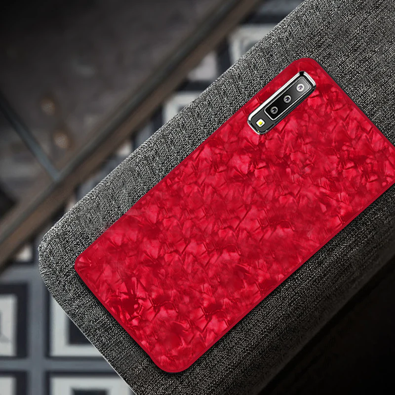 Galaxy A50 Dream Shell Series Textured Marble Case - Image 8