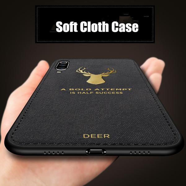 Galaxy A50 Luxury Gold Textured Deer Pattern Soft Case - Image 4
