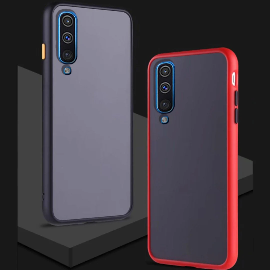 Galaxy A50 Luxury Shockproof Matte Finish Case - Image 2