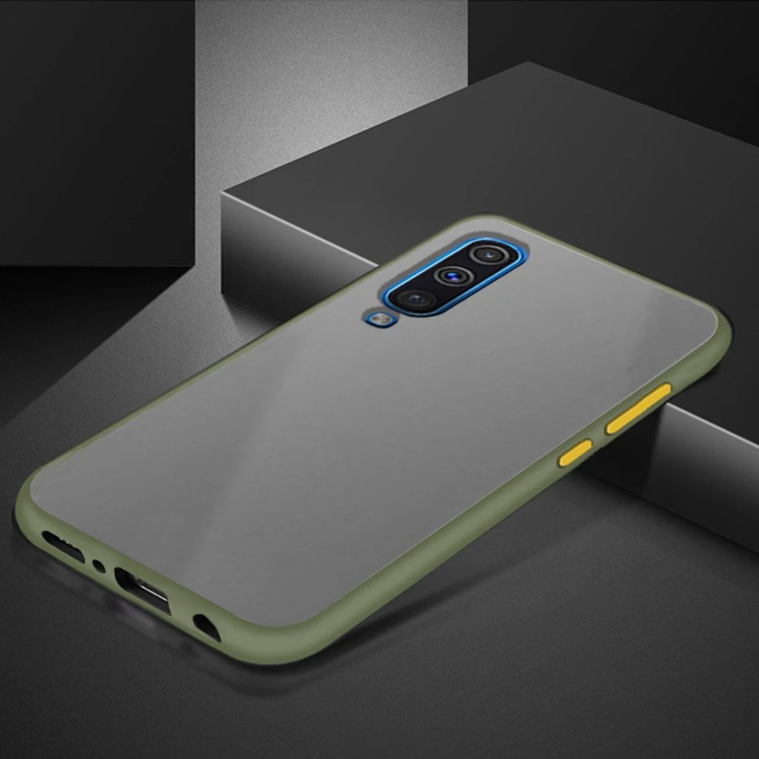 Galaxy A50 Luxury Shockproof Matte Finish Case - Image 3
