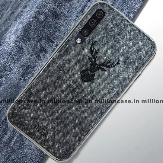 Galaxy A50 Sparkling Deer Pattern Soft Edge Case - Image 2