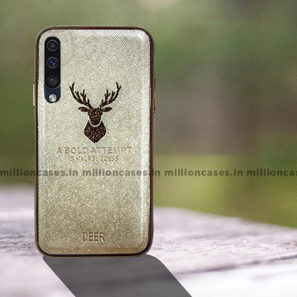 Galaxy A50 Sparkling Deer Pattern Soft Edge Case - Image 3