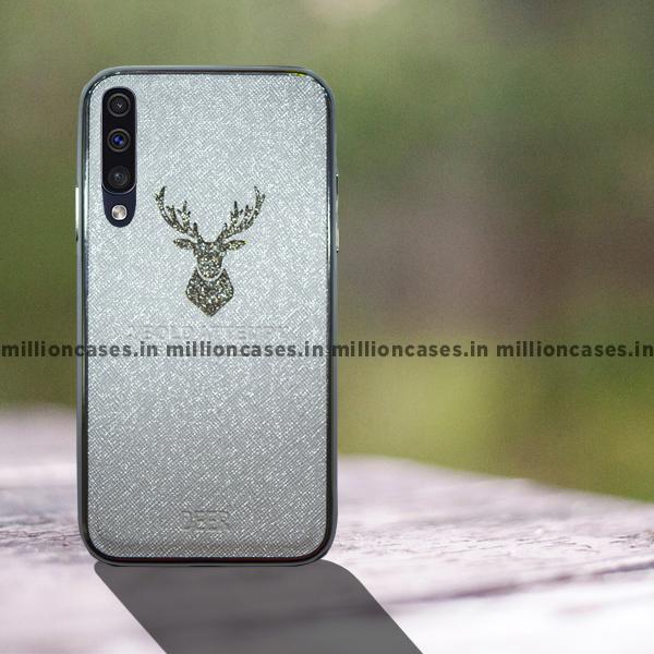 Galaxy A50 Sparkling Deer Pattern Soft Edge Case - Image 4