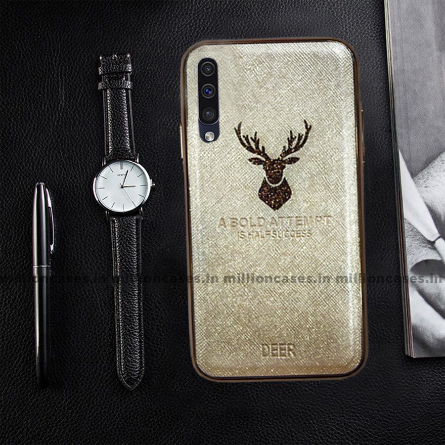 Galaxy A50 Sparkling Deer Pattern Soft Edge Case - Image 8