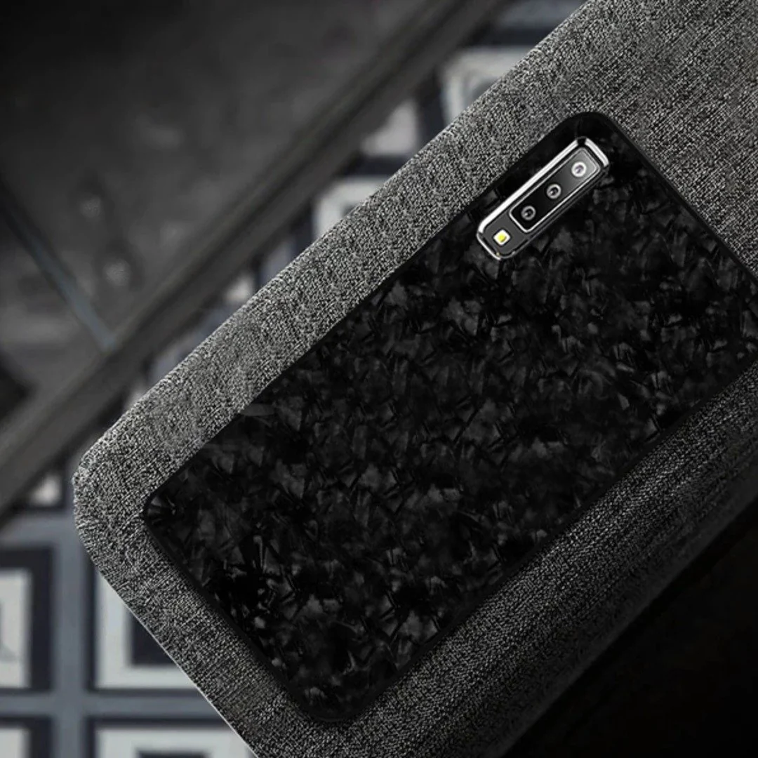 Galaxy A50s Dream Shell Series Textured Marble Case - Image 2