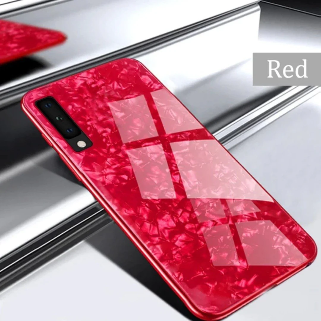 Galaxy A50s Dream Shell Series Textured Marble Case - Image 5