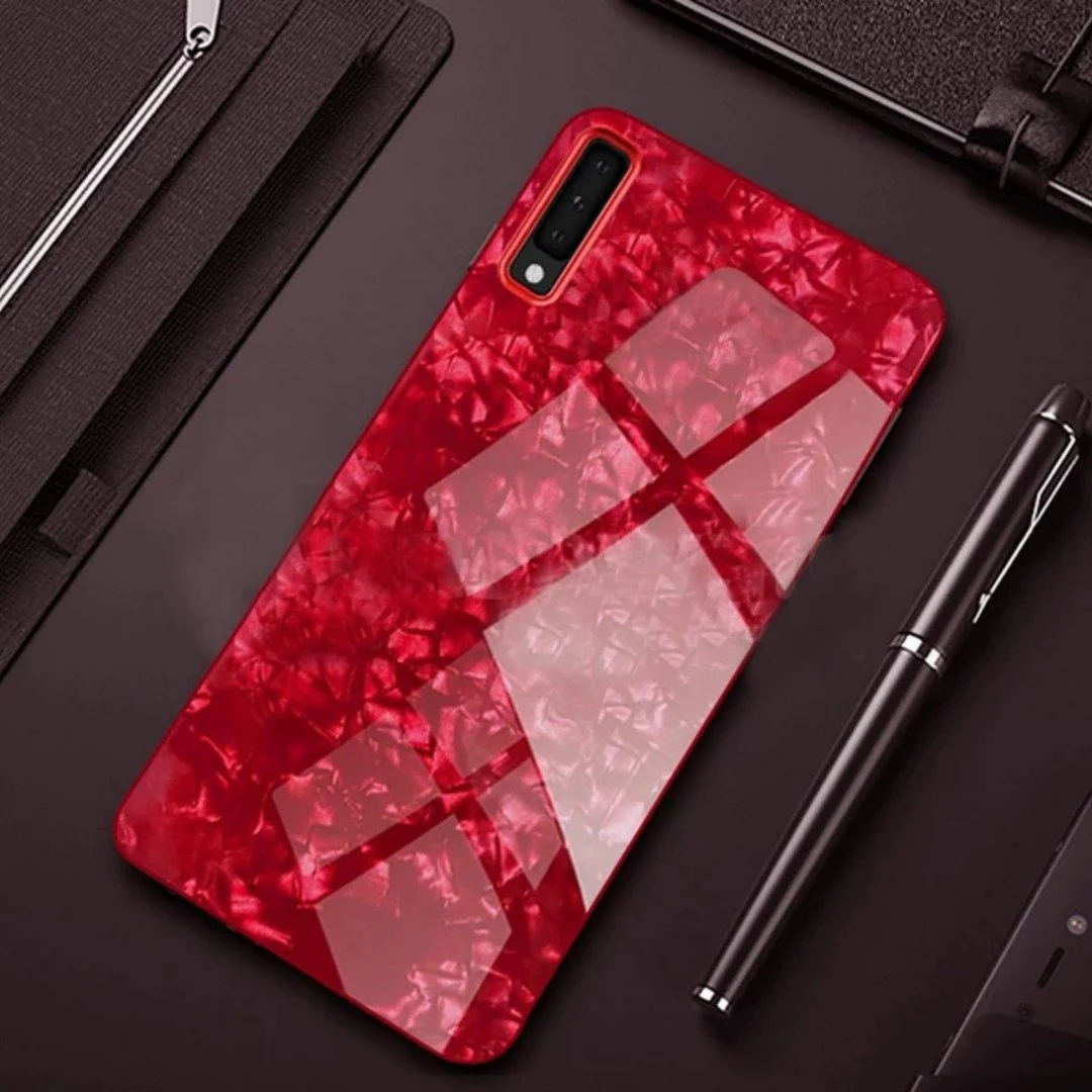 Galaxy A50s Dream Shell Series Textured Marble Case - Image 8