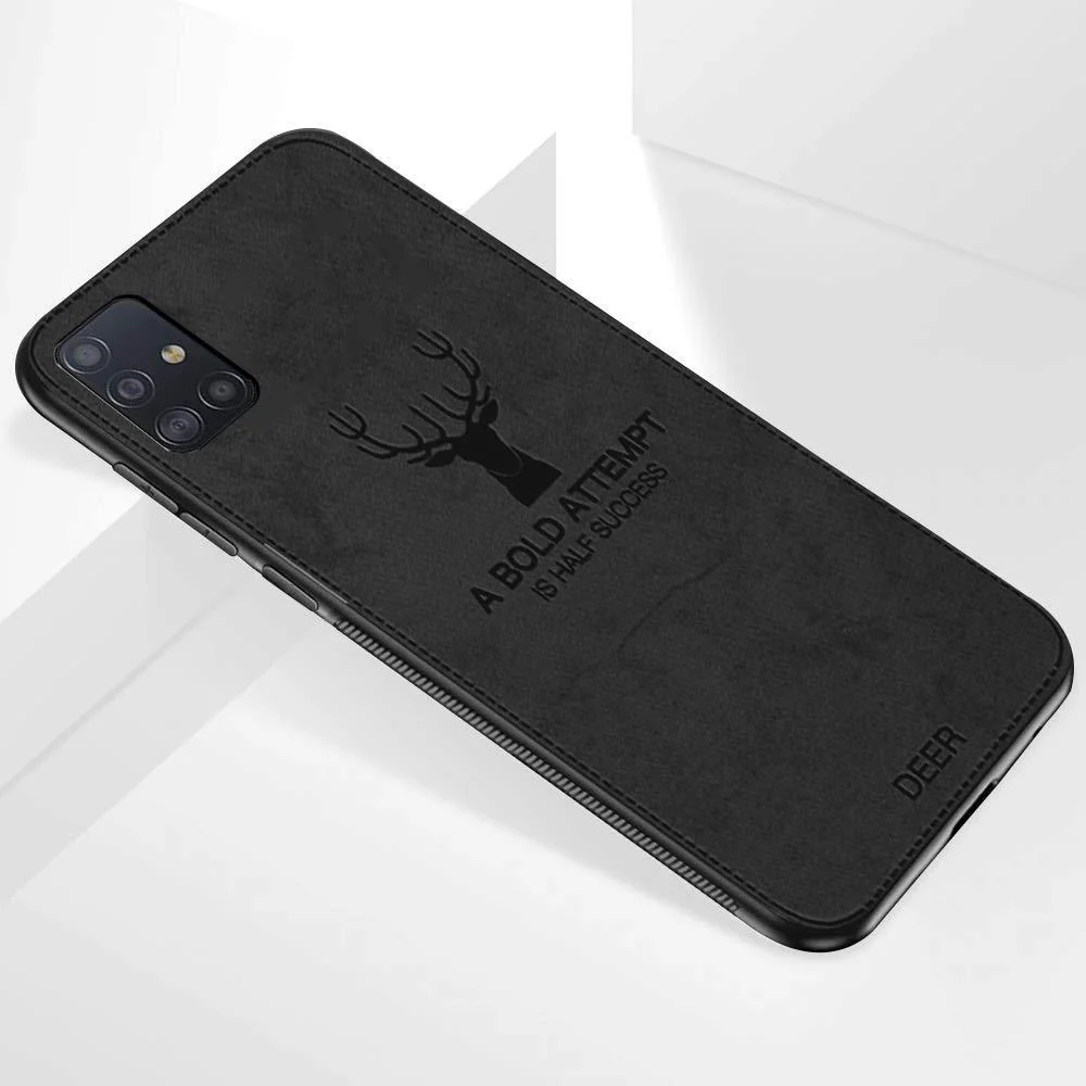 Galaxy A51  (3 in 1 Combo) Deer Case + Tempered Glass + Earphones - Image 3