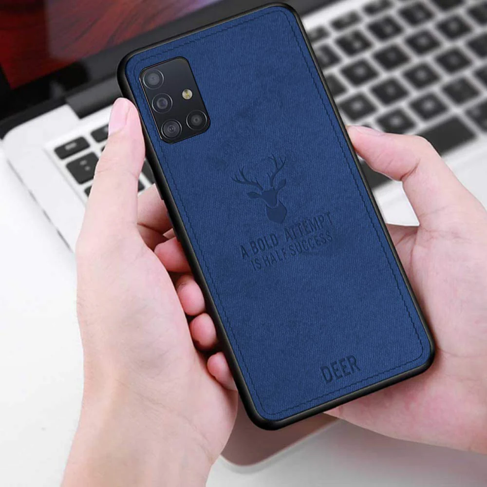 Galaxy A51  (3 in 1 Combo) Deer Case + Tempered Glass + Earphones - Image 7