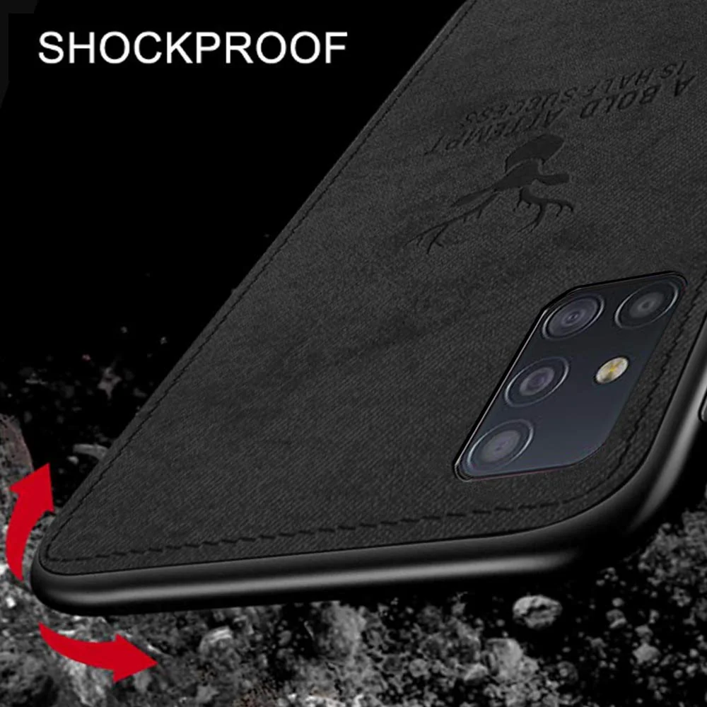 Galaxy A51  (3 in 1 Combo) Deer Case + Tempered Glass + Earphones - Image 9