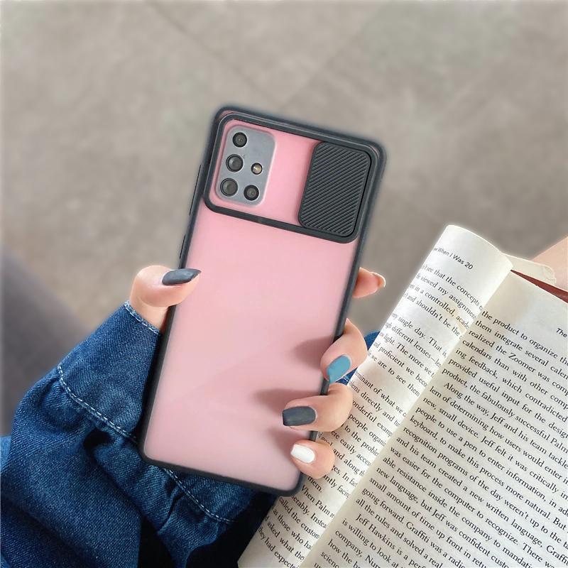 Galaxy A51 Camera Lens Slide Protection Matte Case - Image 4