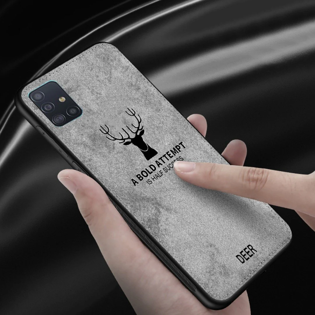 Galaxy A51 Deer Pattern Inspirational Soft Case - Image 2