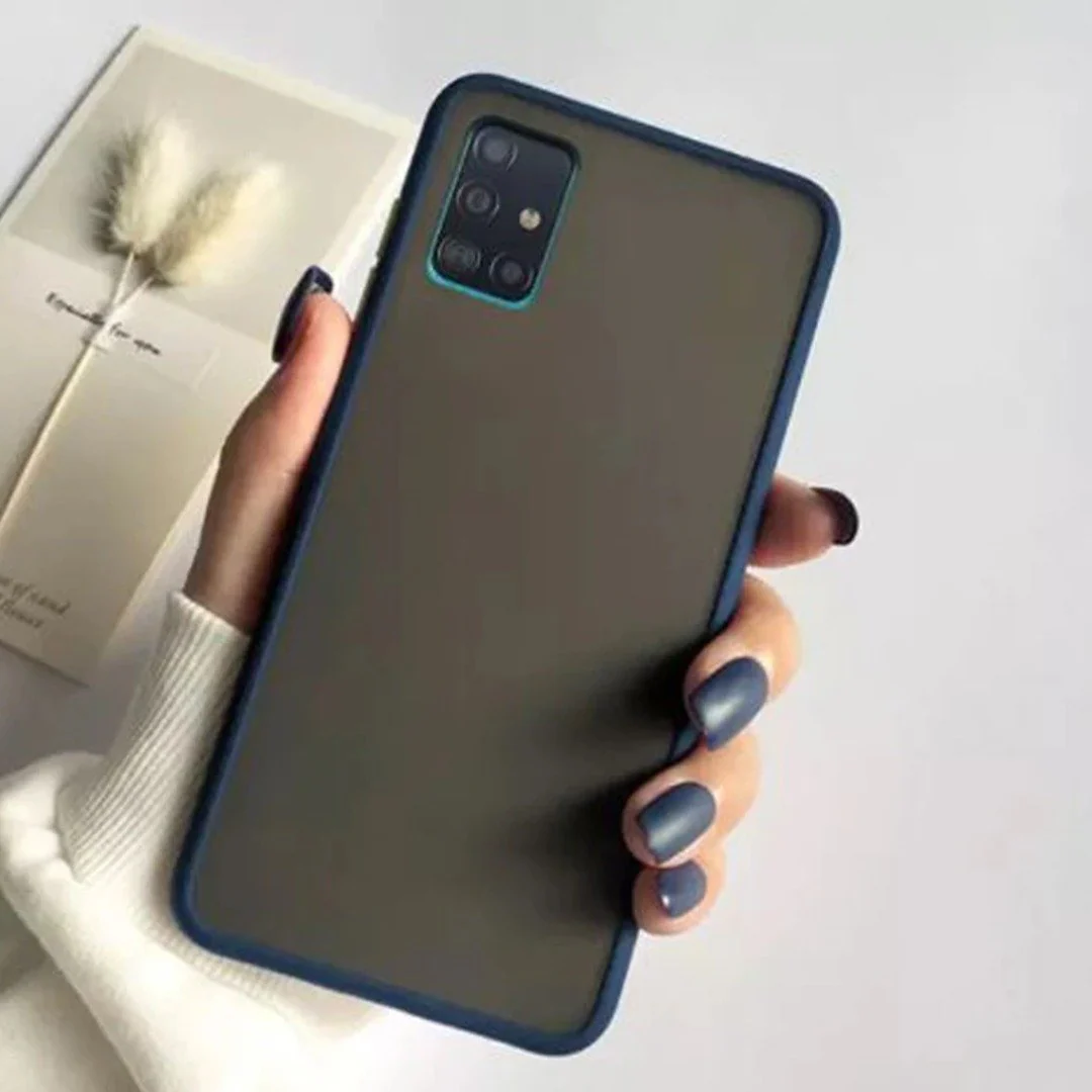 Galaxy A51 Luxury Shockproof Matte Finish Case - Image 5