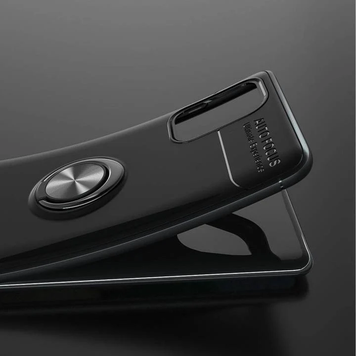 Galaxy A51 Metallic Finger Ring Holder Matte Case - Image 14