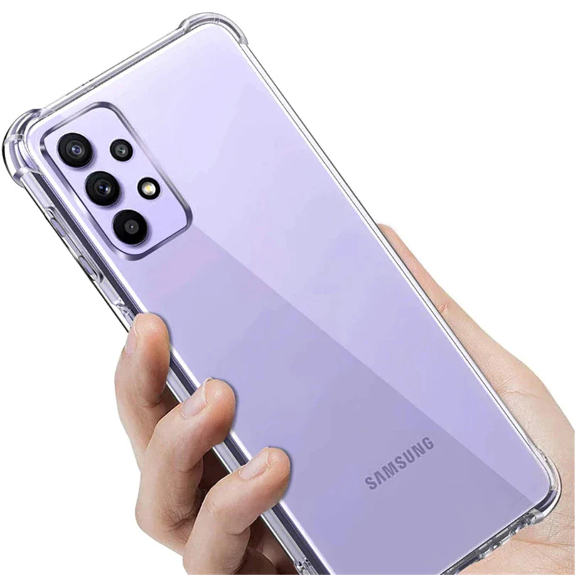 Galaxy A52 Anti-Knock TPU Transparent Case - Image 4