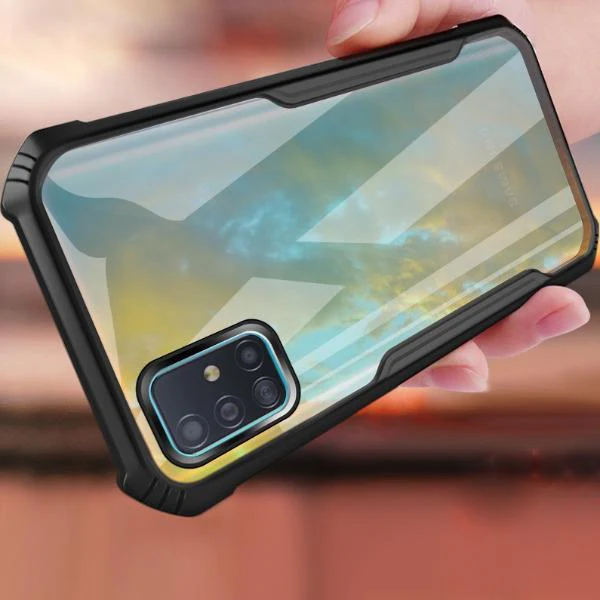 Galaxy A71 Shockproof Transparent Back Eagle Case - Image 9