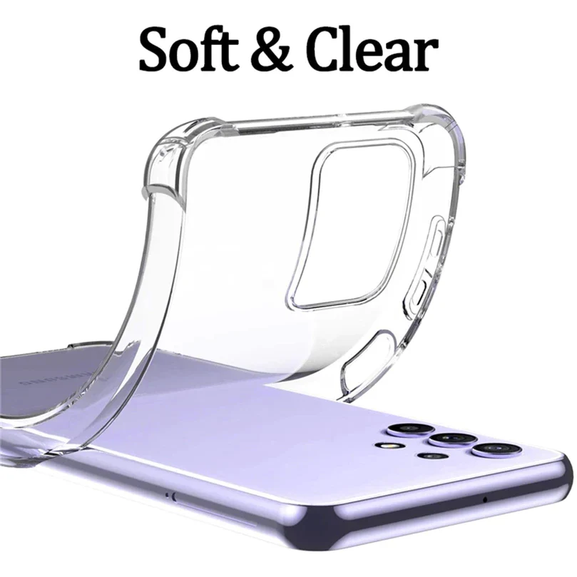 Galaxy A72 Anti-Knock TPU Transparent Case - Image 3