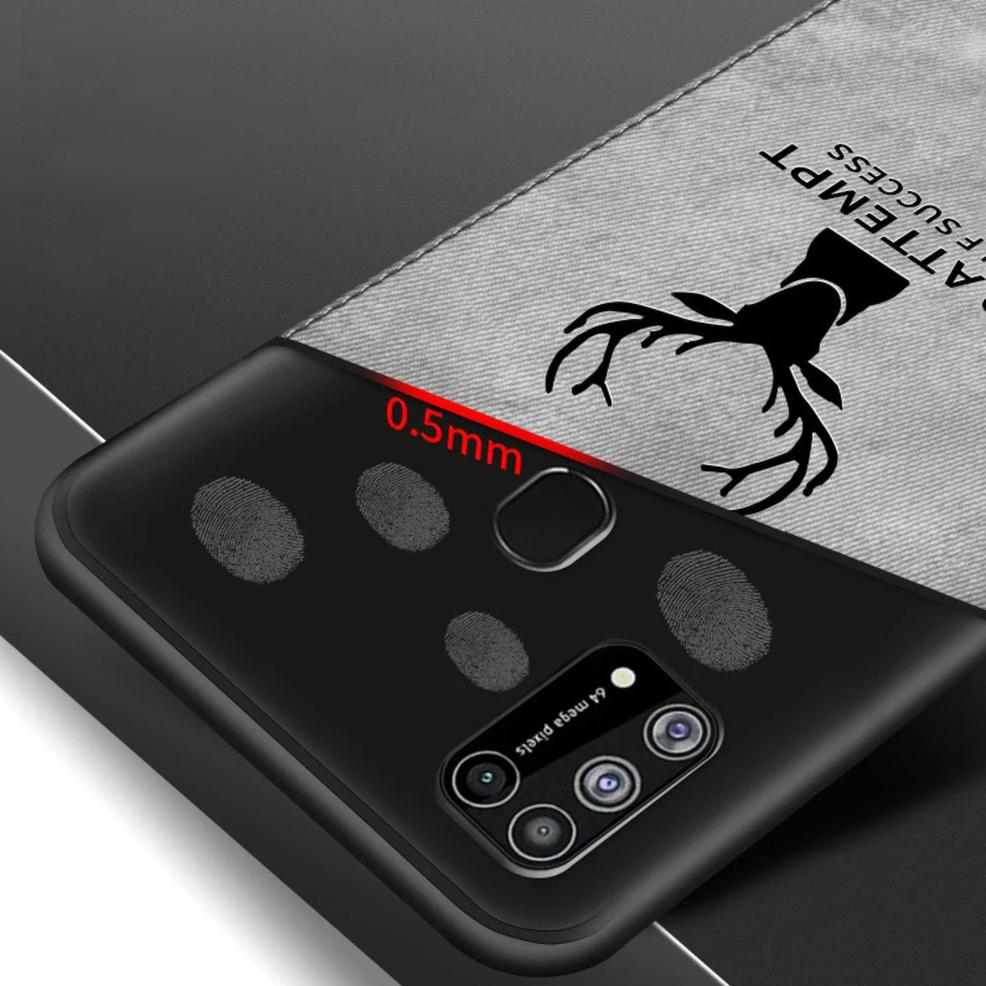 Galaxy F41 Deer Pattern Inspirational Soft Case - Image 5