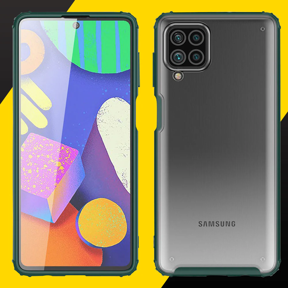 Galaxy F62 Transparent Bumper Case - Image 4