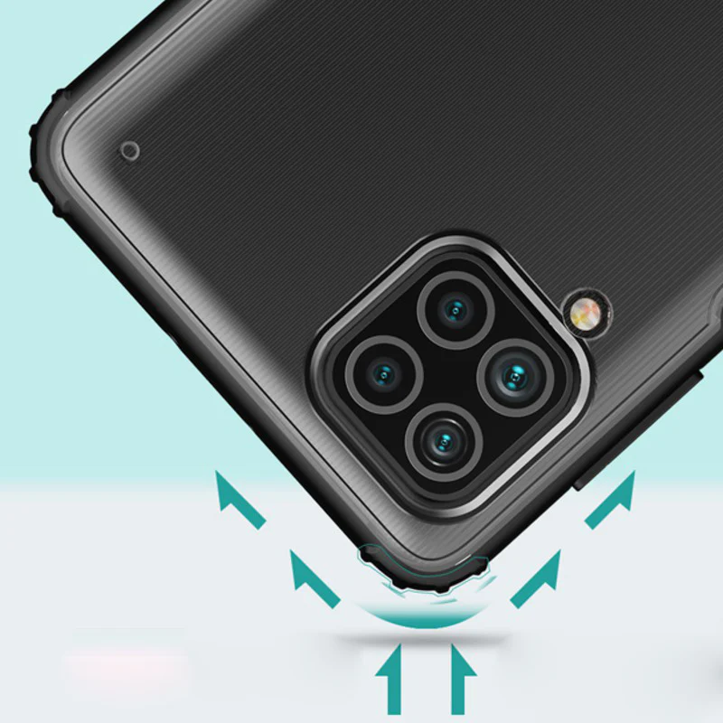 Galaxy F62 Transparent Bumper Case - Image 5