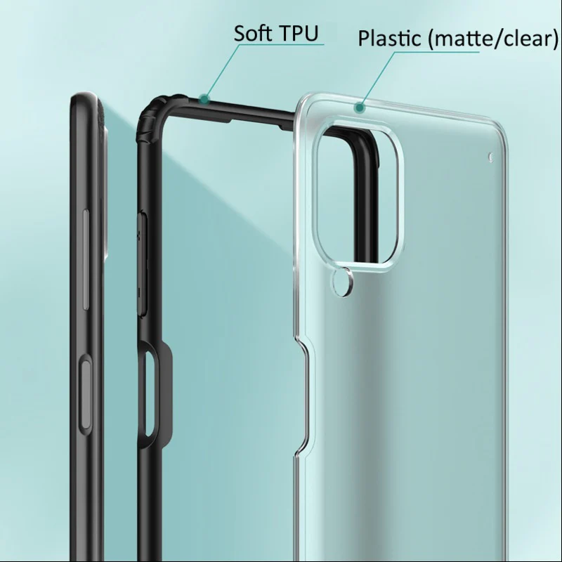 Galaxy F62 Transparent Bumper Case - Image 7