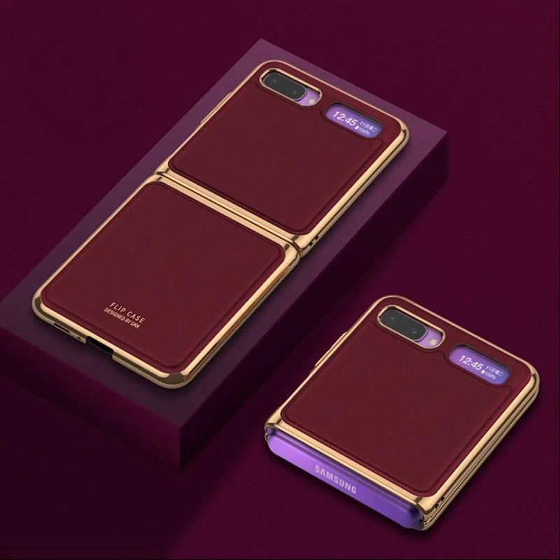 Galaxy Z Flip Business Leather Pattern Case - Image 4