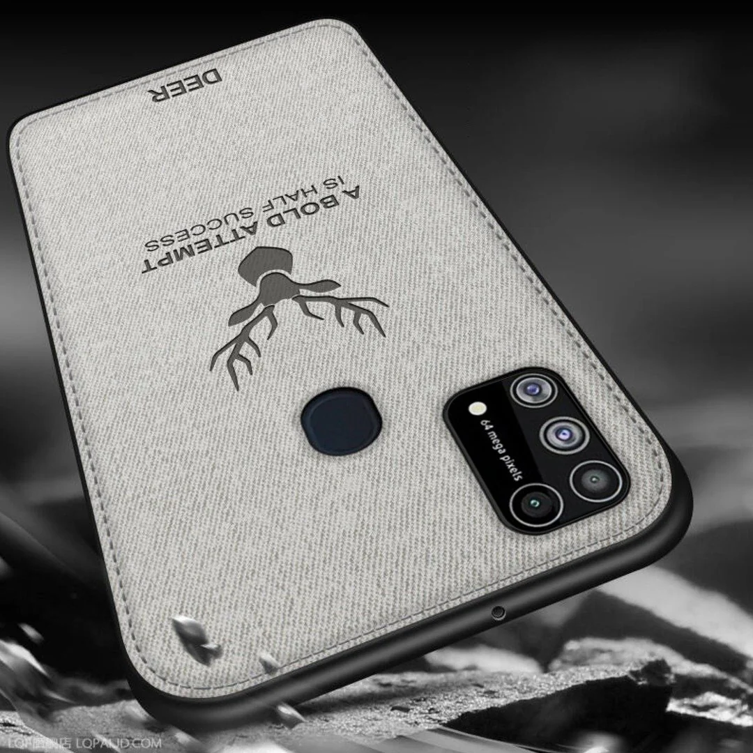 Galaxy M31 Deer Pattern Inspirational Soft Case - Image 4