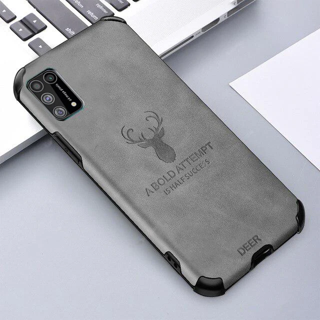 Galaxy M31 Shockproof Deer Leather Texture Case - Image 3
