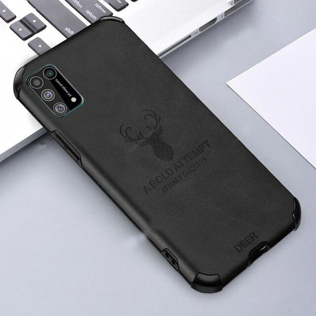 Galaxy M31 Shockproof Deer Leather Texture Case - Image 4