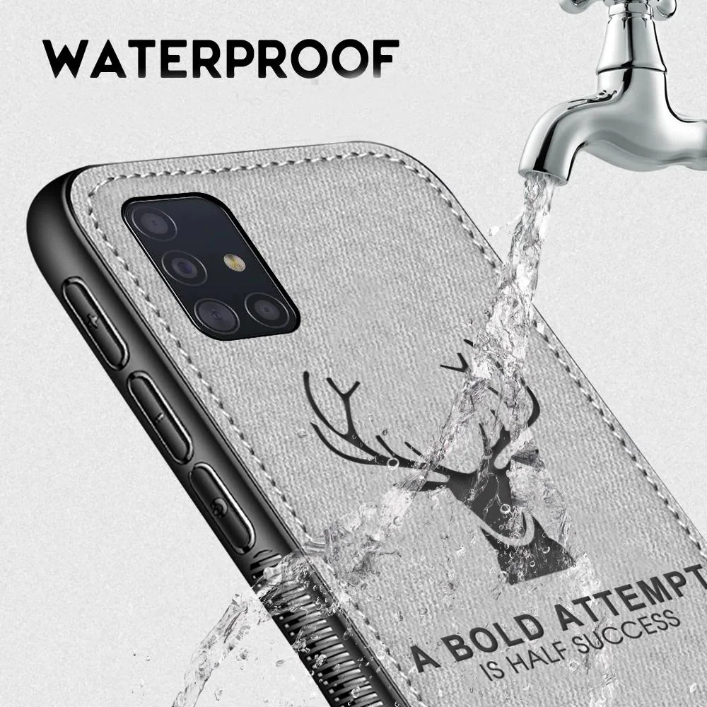 Galaxy M31s Deer Pattern Inspirational Soft Case - Image 3