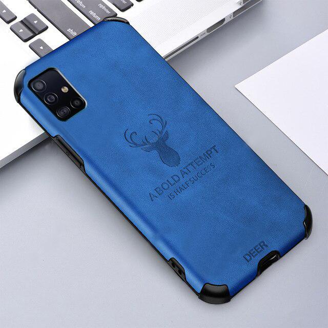 Galaxy M31s Shockproof Deer Leather Texture Case - Image 2