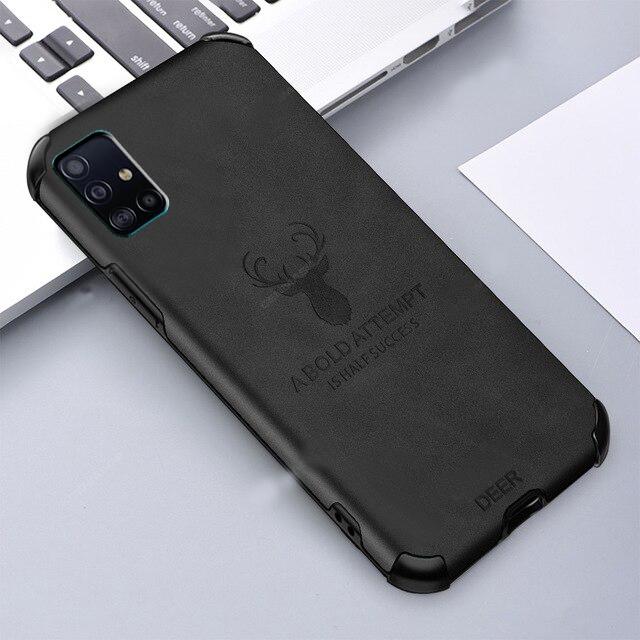 Galaxy M31s Shockproof Deer Leather Texture Case - Image 4