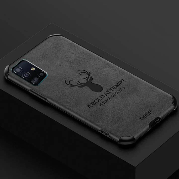 Galaxy M31s Shockproof Deer Leather Texture Case - Image 5
