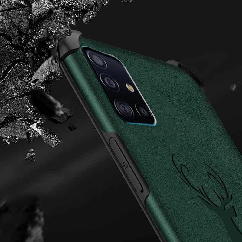Galaxy M31s Shockproof Deer Leather Texture Case - Image 6