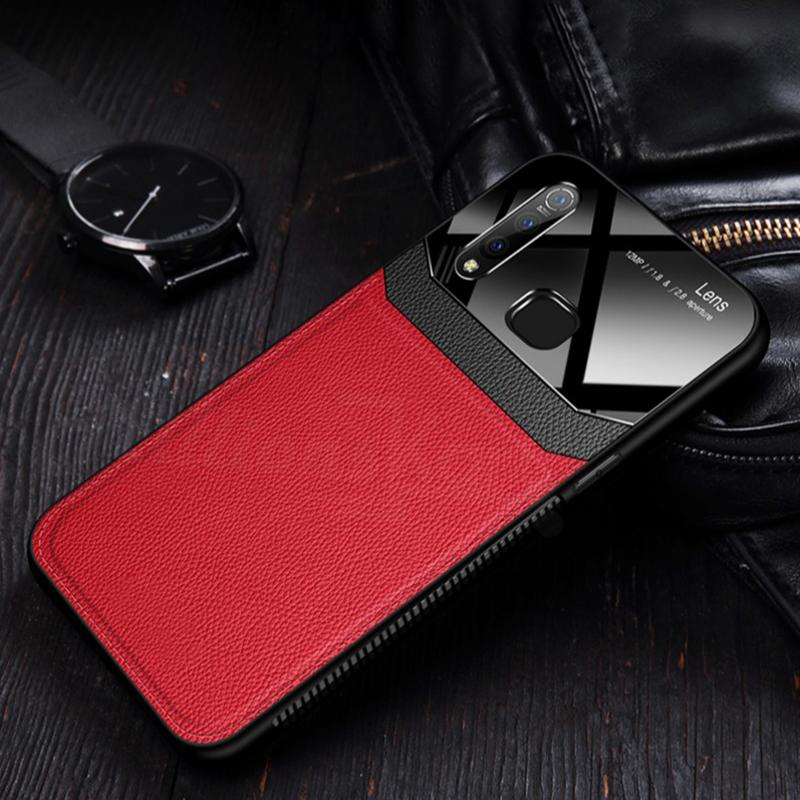 Galaxy M40 Sleek Slim Leather Glass Case - Image 13
