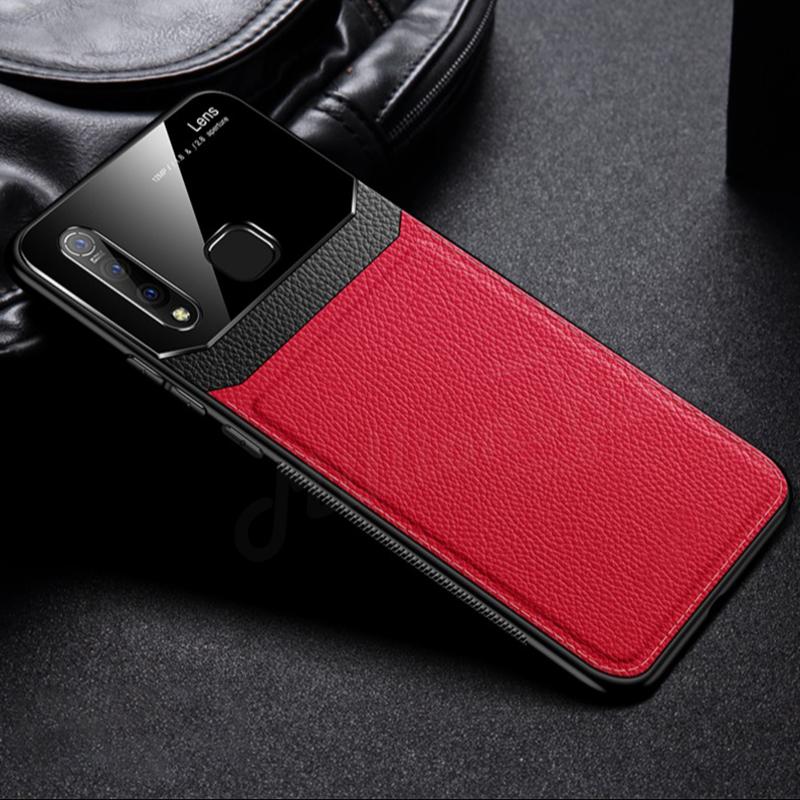 Galaxy M40 Sleek Slim Leather Glass Case - Image 8