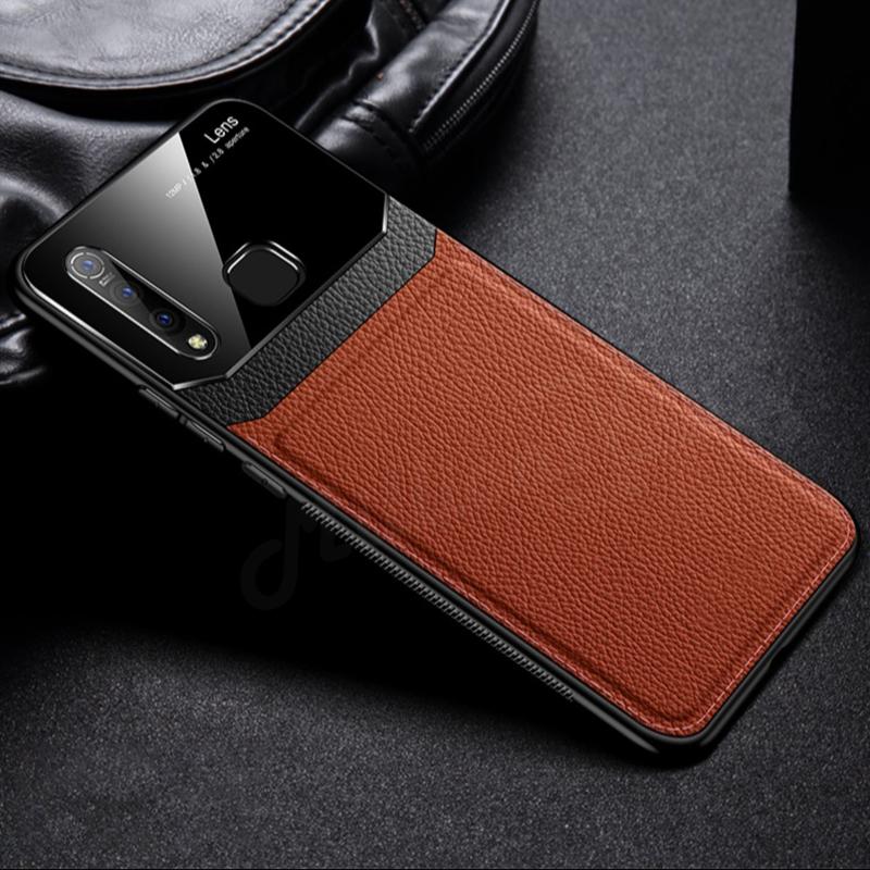 Galaxy M40 Sleek Slim Leather Glass Case - Image 9