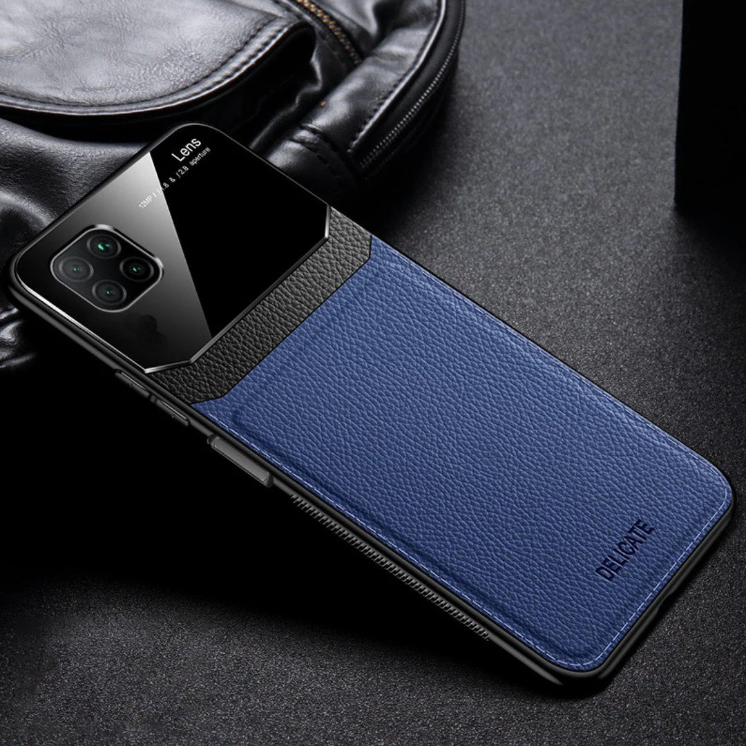 Galaxy Note Series Sleek Slim Leather Glass Case - Image 7