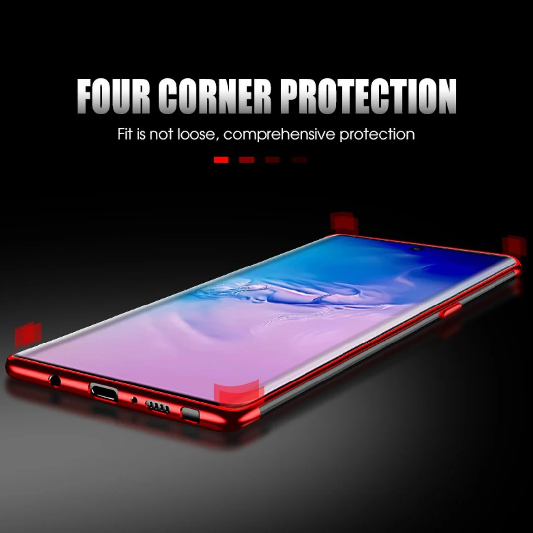 Galaxy Note 10 Electroplating Silicone Transparent Glitter Case - Image 3