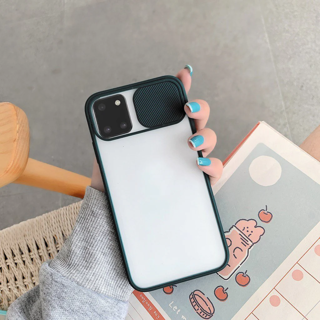Galaxy Note 10 Lite Camera Lens Slide Protection Matte Case - Image 2