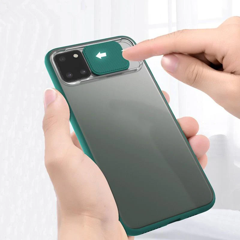 Galaxy Note 10 Lite Camera Lens Slide Protection Matte Case - Image 3