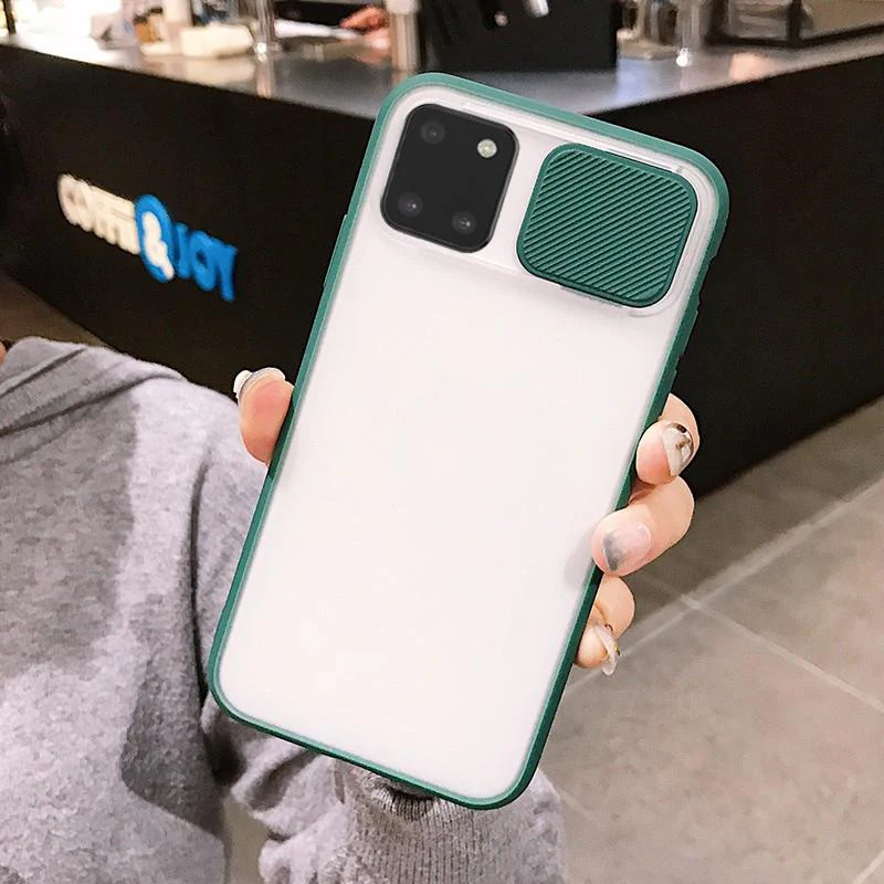 Galaxy Note 10 Lite Camera Lens Slide Protection Matte Case - Image 5