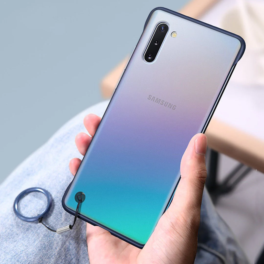 Galaxy Note 10  Luxury Frameless Transparent Case - Image 2