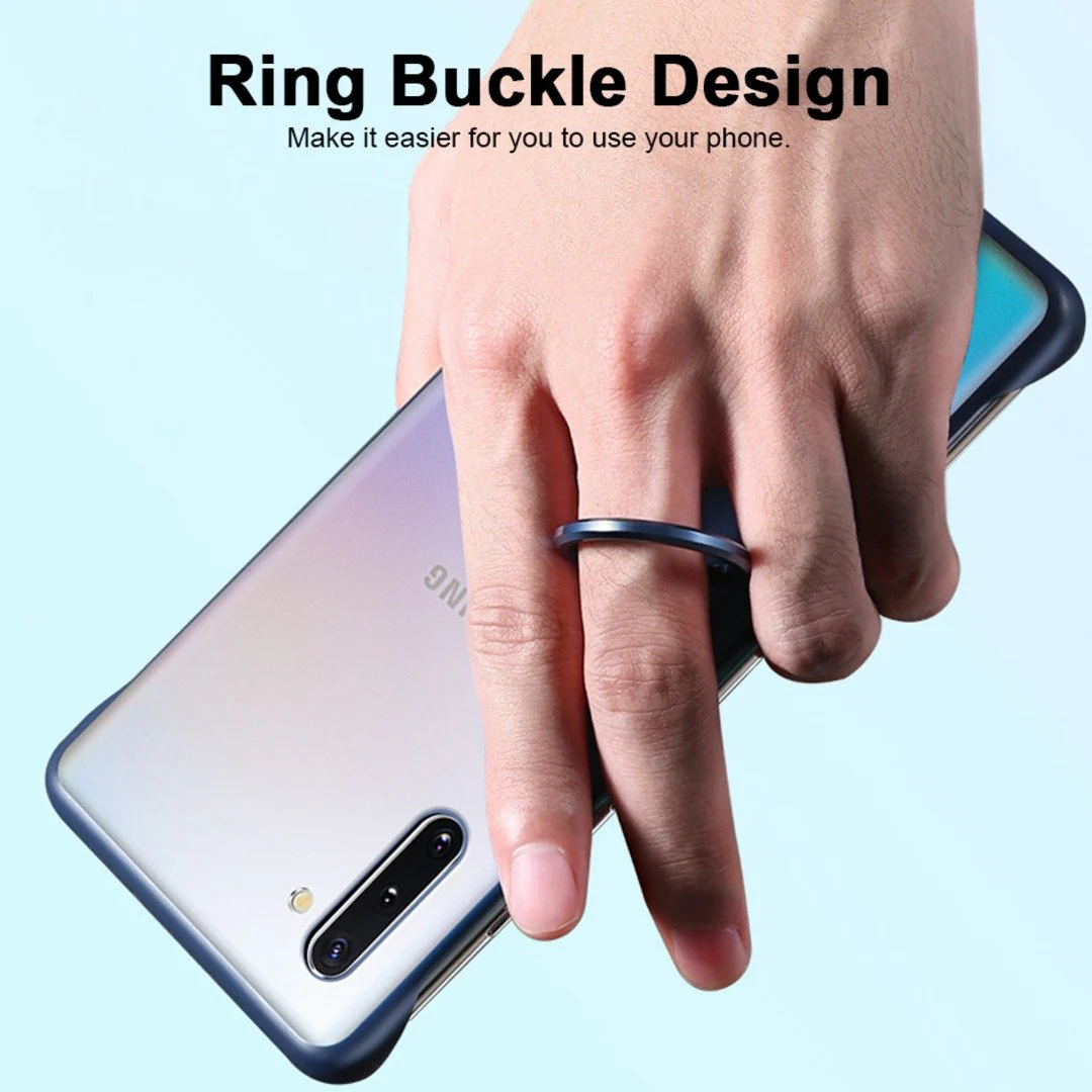 Galaxy Note 10  Luxury Frameless Transparent Case - Image 3