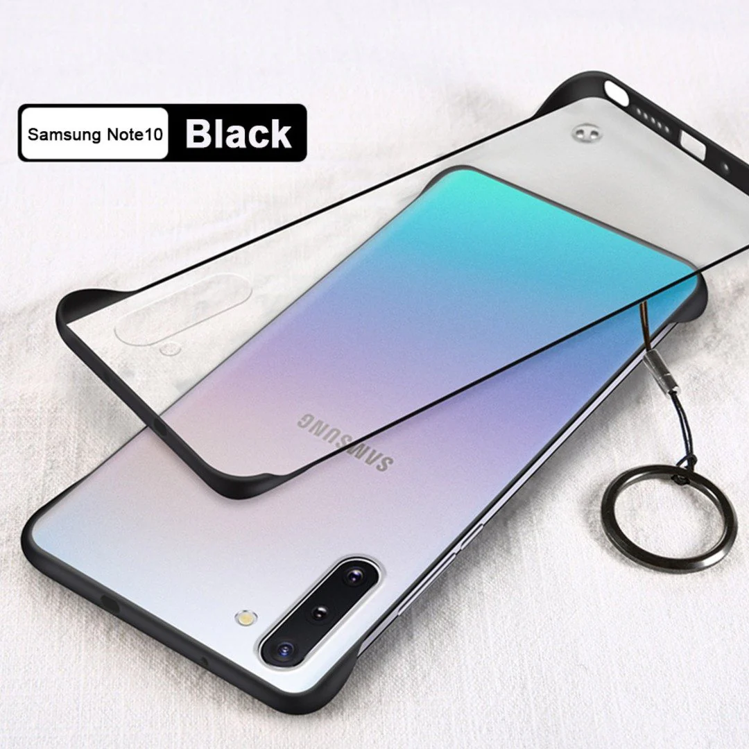 Galaxy Note 10  Luxury Frameless Transparent Case - Image 4