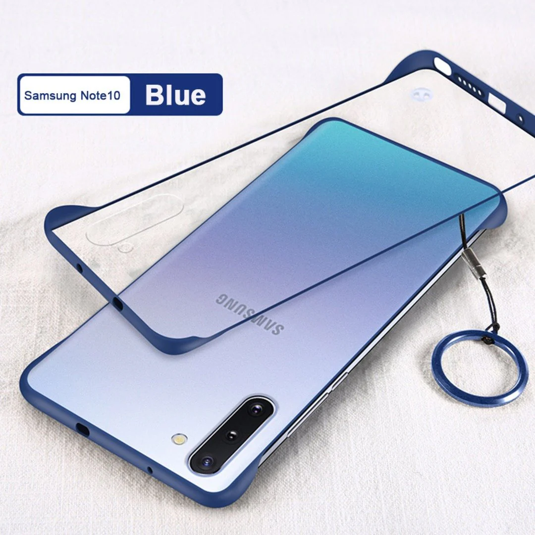 Galaxy Note 10  Luxury Frameless Transparent Case - Image 5