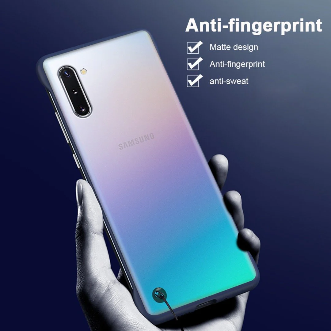 Galaxy Note 10  Luxury Frameless Transparent Case - Image 6